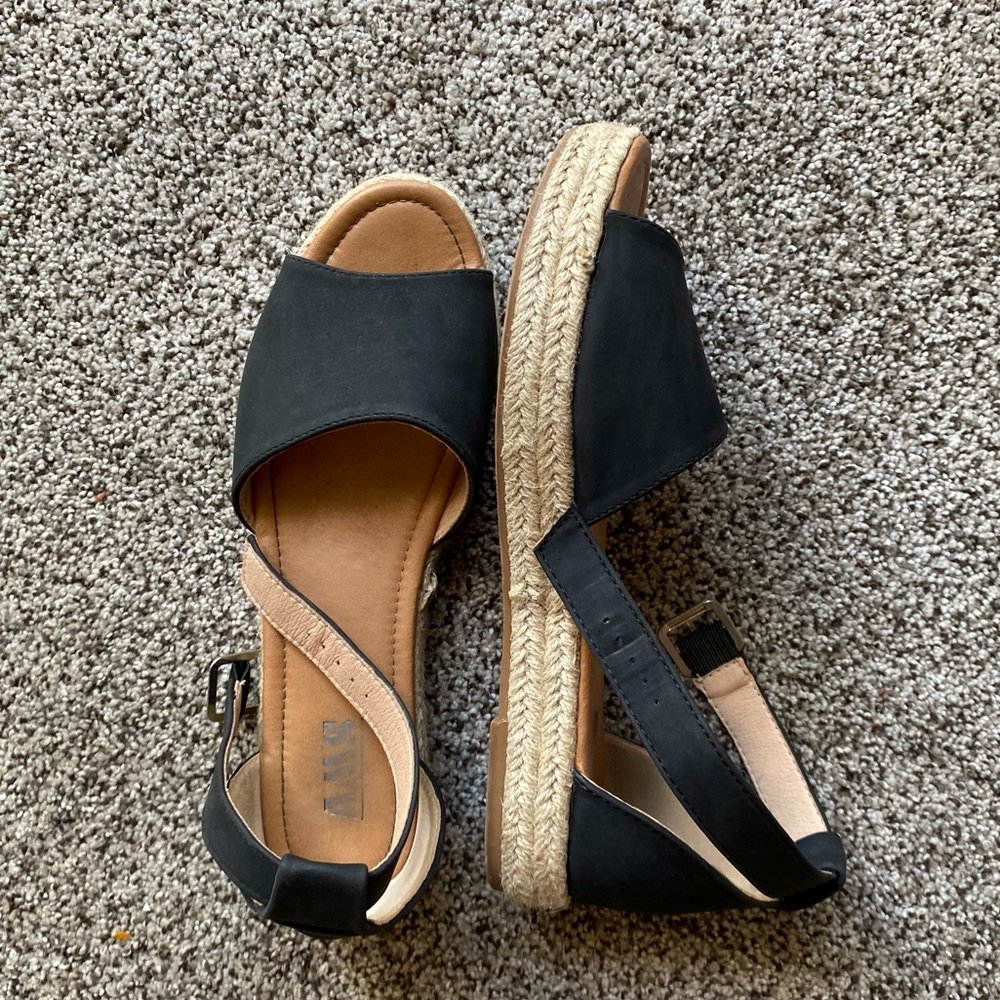 Black Espadrille Sandals